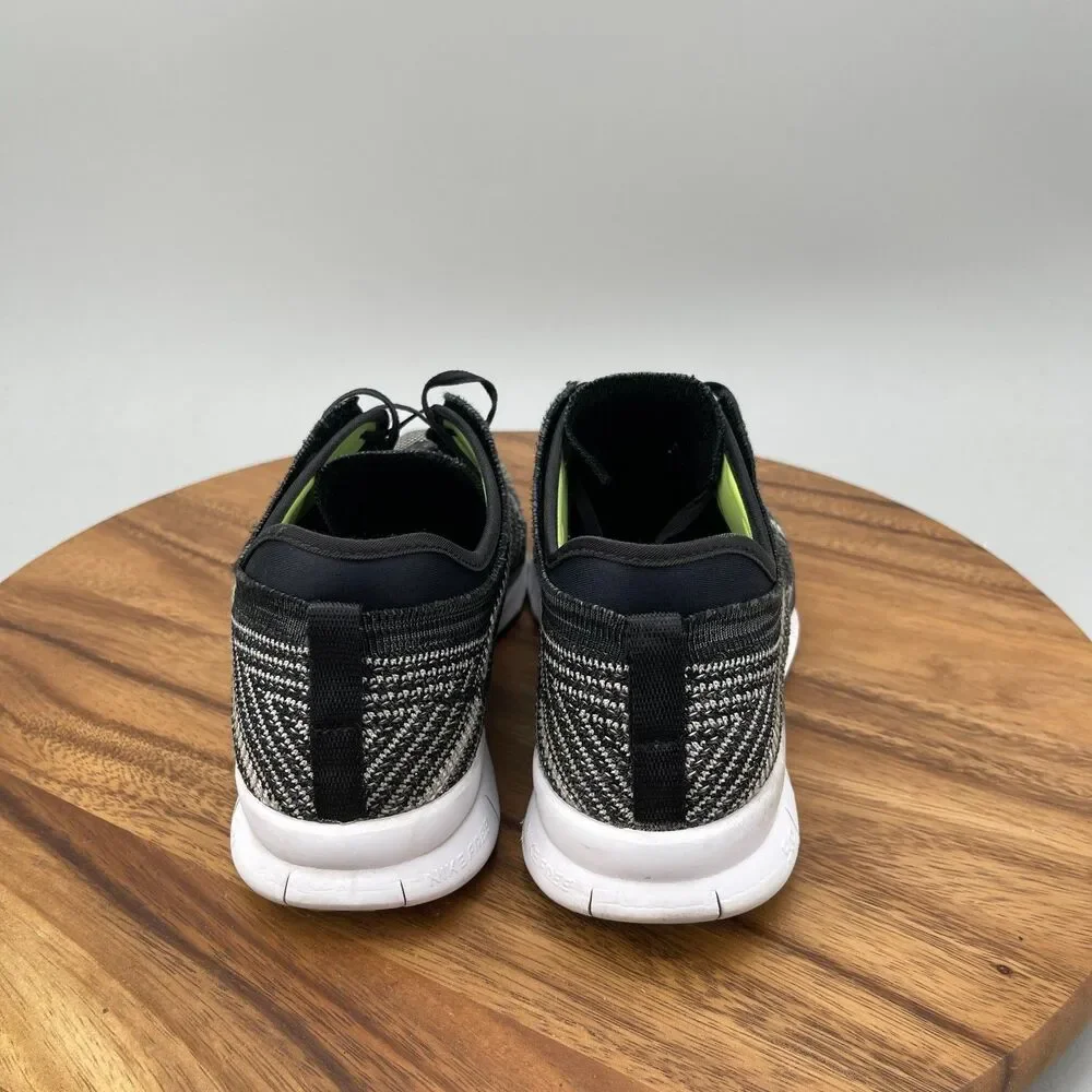 Nike Free TR Flyknit 5.0 Shoes Womens Size 9.5 Black Running Comfort Walking Gym